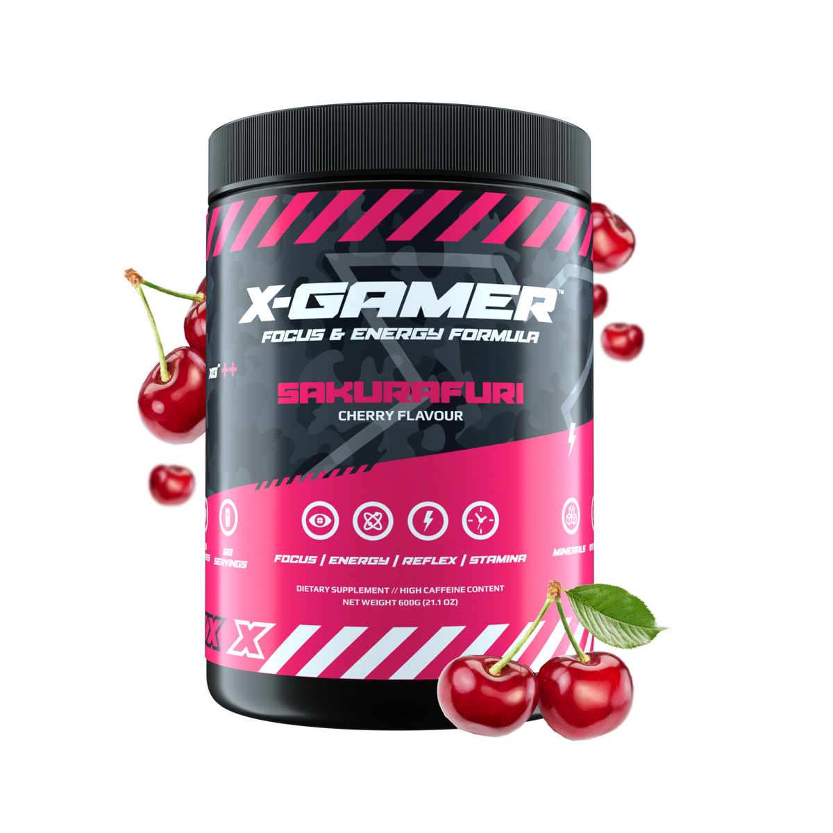 X-Tubz Sakurafuri (600g / 60 servings) – X-Gamer Energy