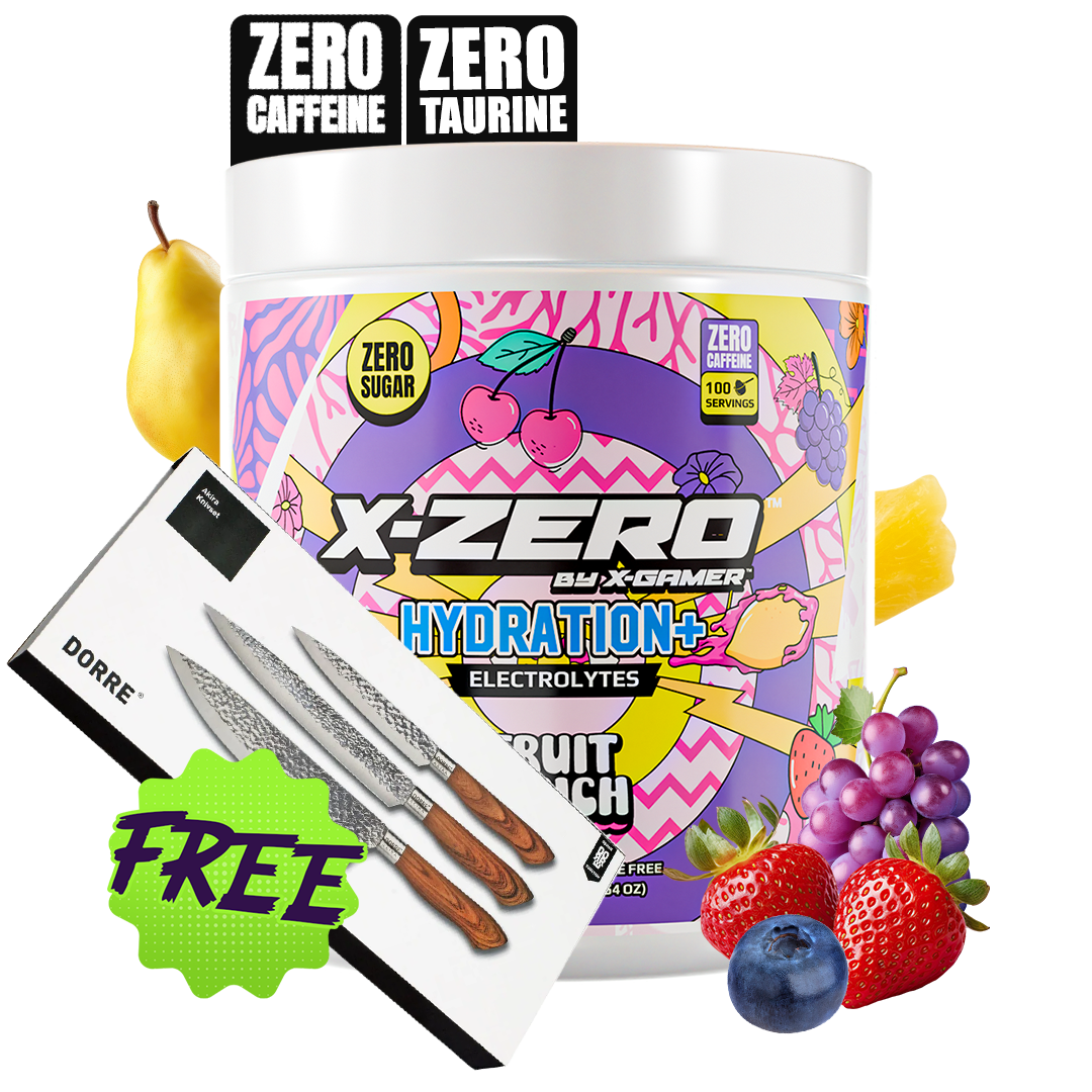 X-Zero Hydration+ Fruit Punch (160g / 100 portioner)