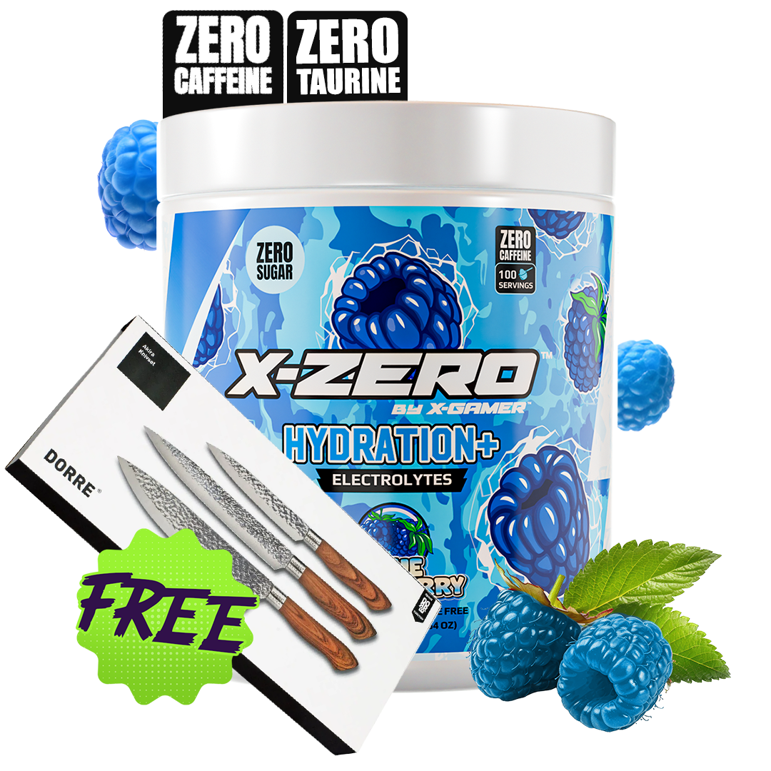 X-Zero Hydration+ Blue Raspberry (160g / 100 portioner)