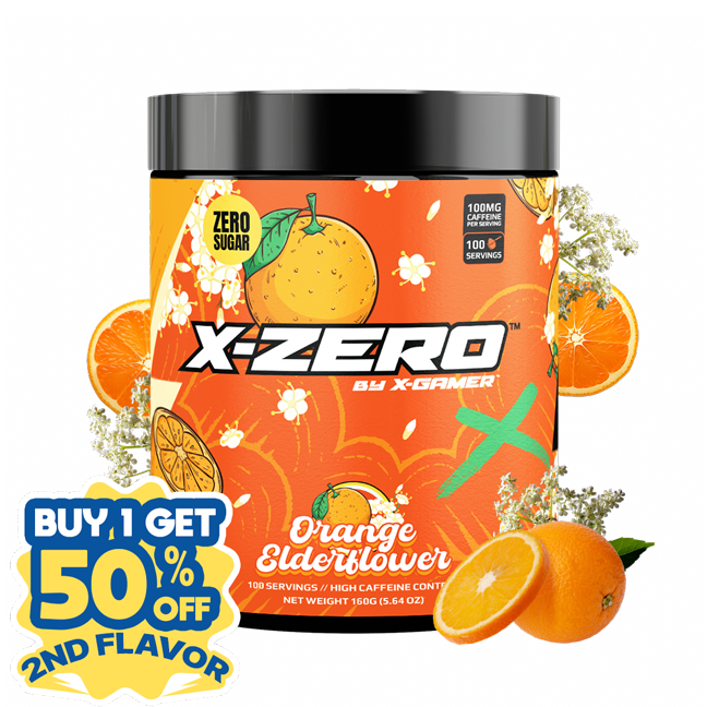 X-Zero Orange Elderflower (160g / 100 portioner)