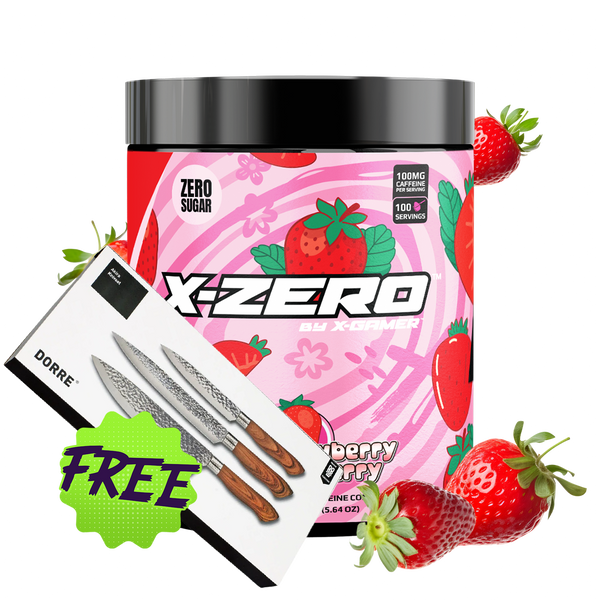 X-Zero Wild Strawberry & Strawberry (160g / 100 Servings)