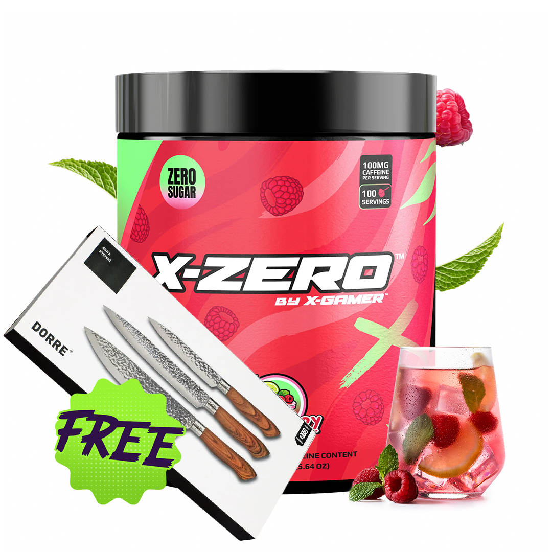 X-Zero Raspberry Mojito (160g / 100 Servings)