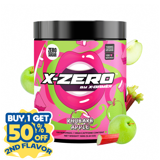 X-Zero Rhubarb Apple (160g / 100 portioner)