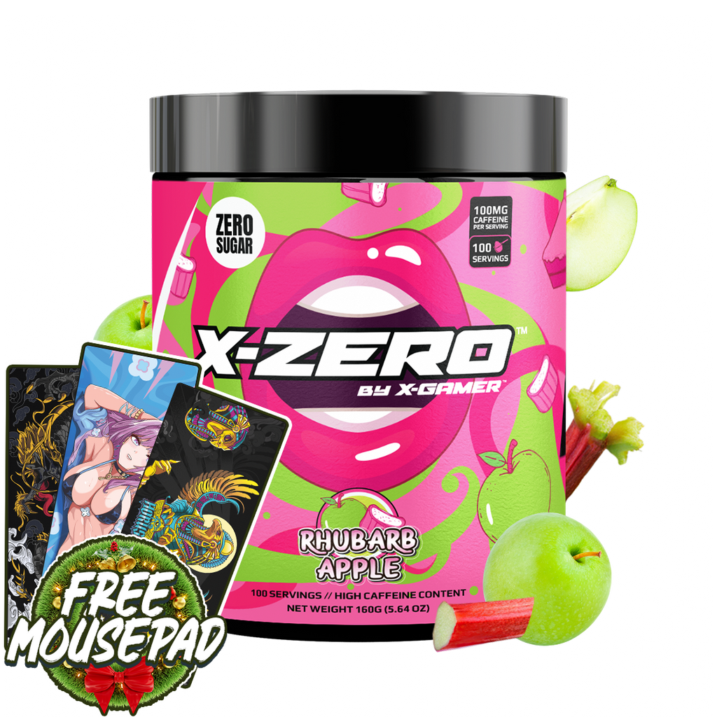 X-Zero Rhubarb Apple (160g / 100 Servings)