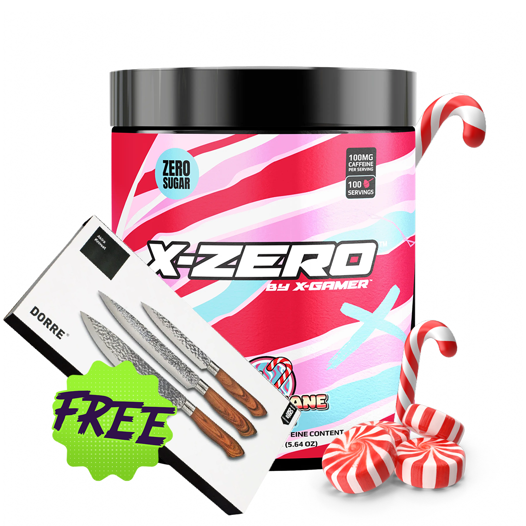 X-Zero Candy Cane Rush (160g / 100 Servings)