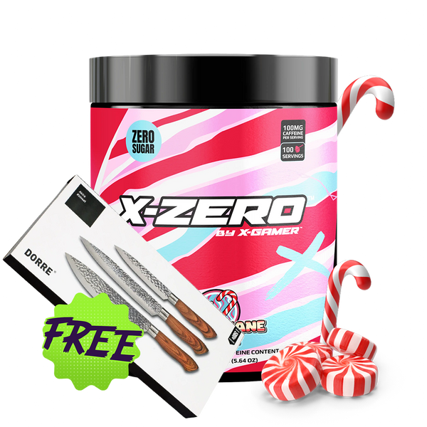 X-Zero Candy Cane Rush (160g / 100 Servings)