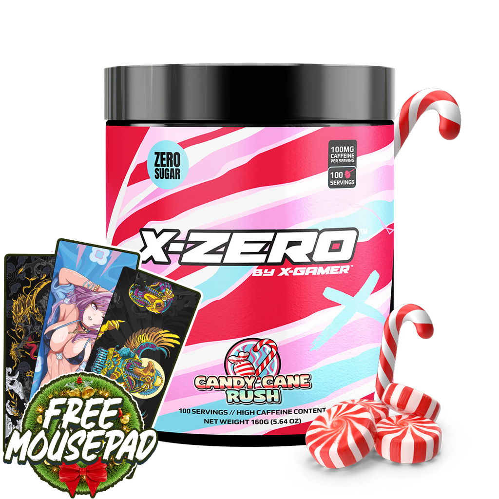 X-Zero Candy Cane Rush (160g / 100 Servings)