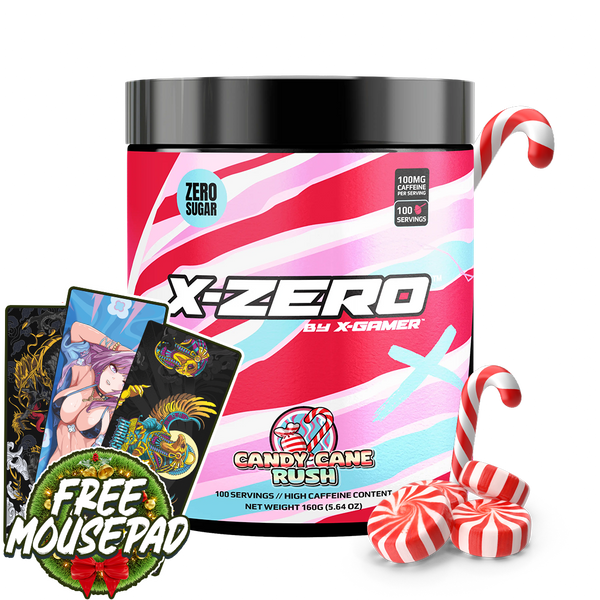 X-Zero Candy Cane Rush (160g / 100 Servings)