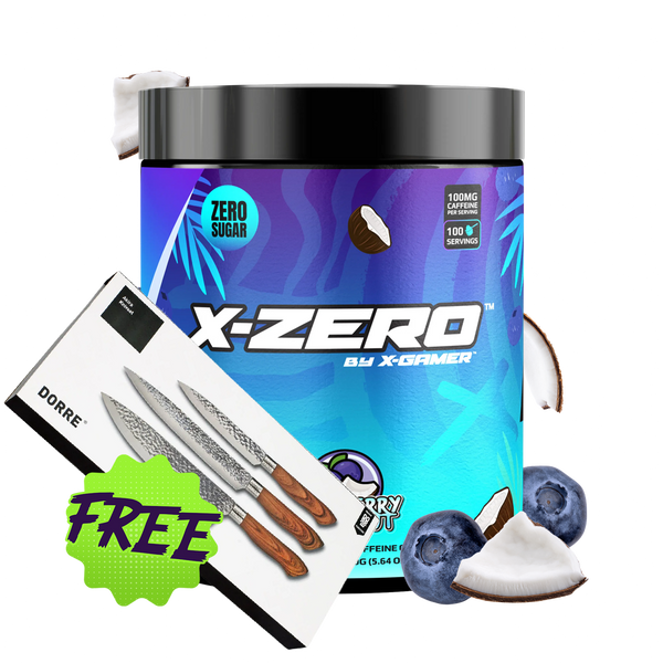 X-Zero Blueberry & Coconut (160g / 100 Servings)