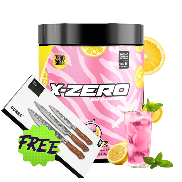 X-Zero Pink Lemonade (160g / 100 Servings)