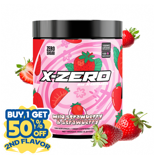 X-Zero Wild Strawberry & Strawberry (160g / 100 portioner)