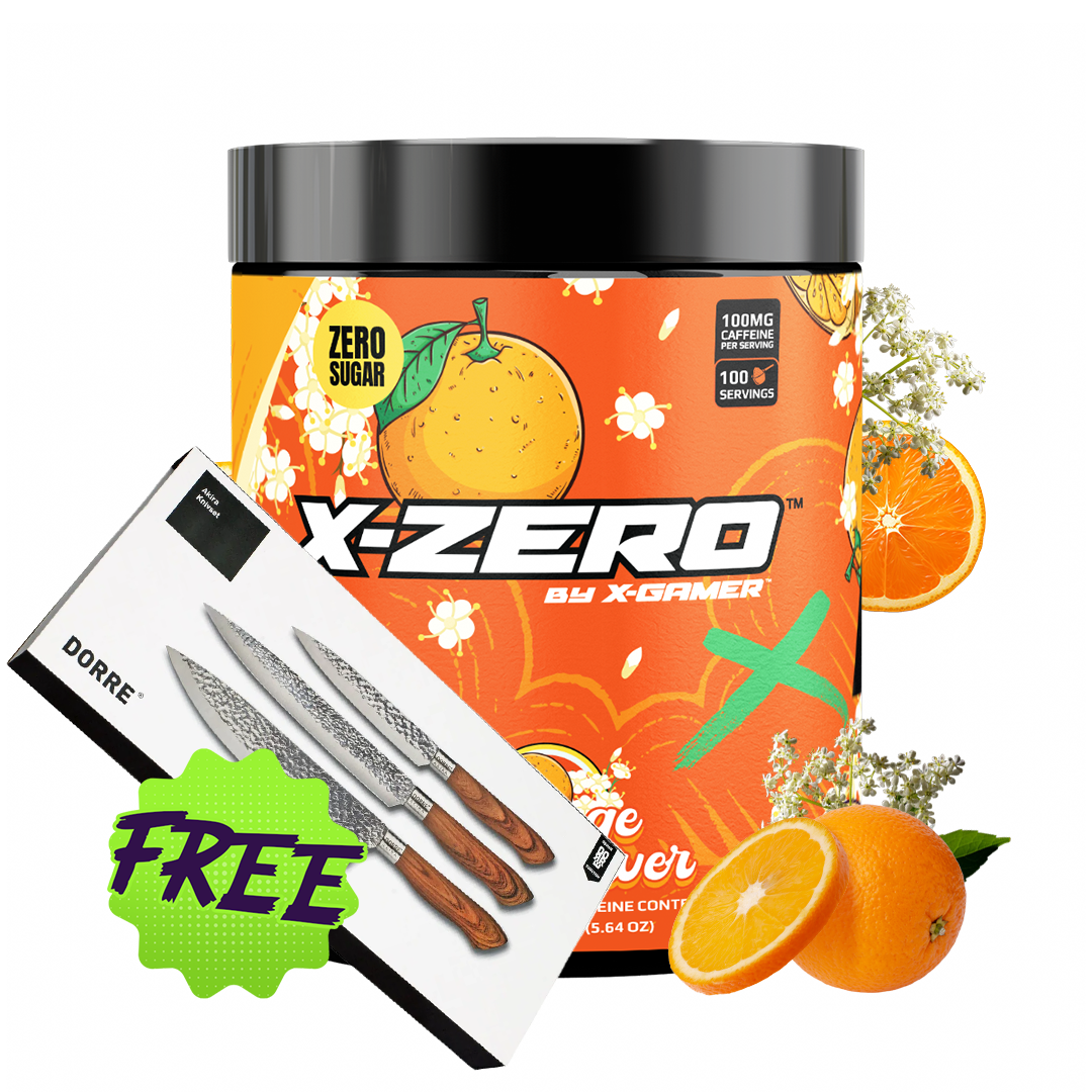 X-Zero Orange Elderflower (160g / 100 Portionen)