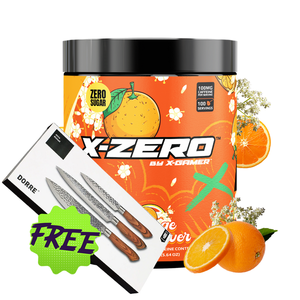 X-Zero Orange Elderflower (160g / 100 Servings)