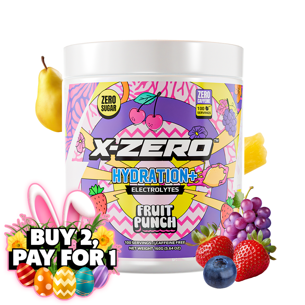 X-Zero Hydration Fruit Punch (160g / 100 Servings)