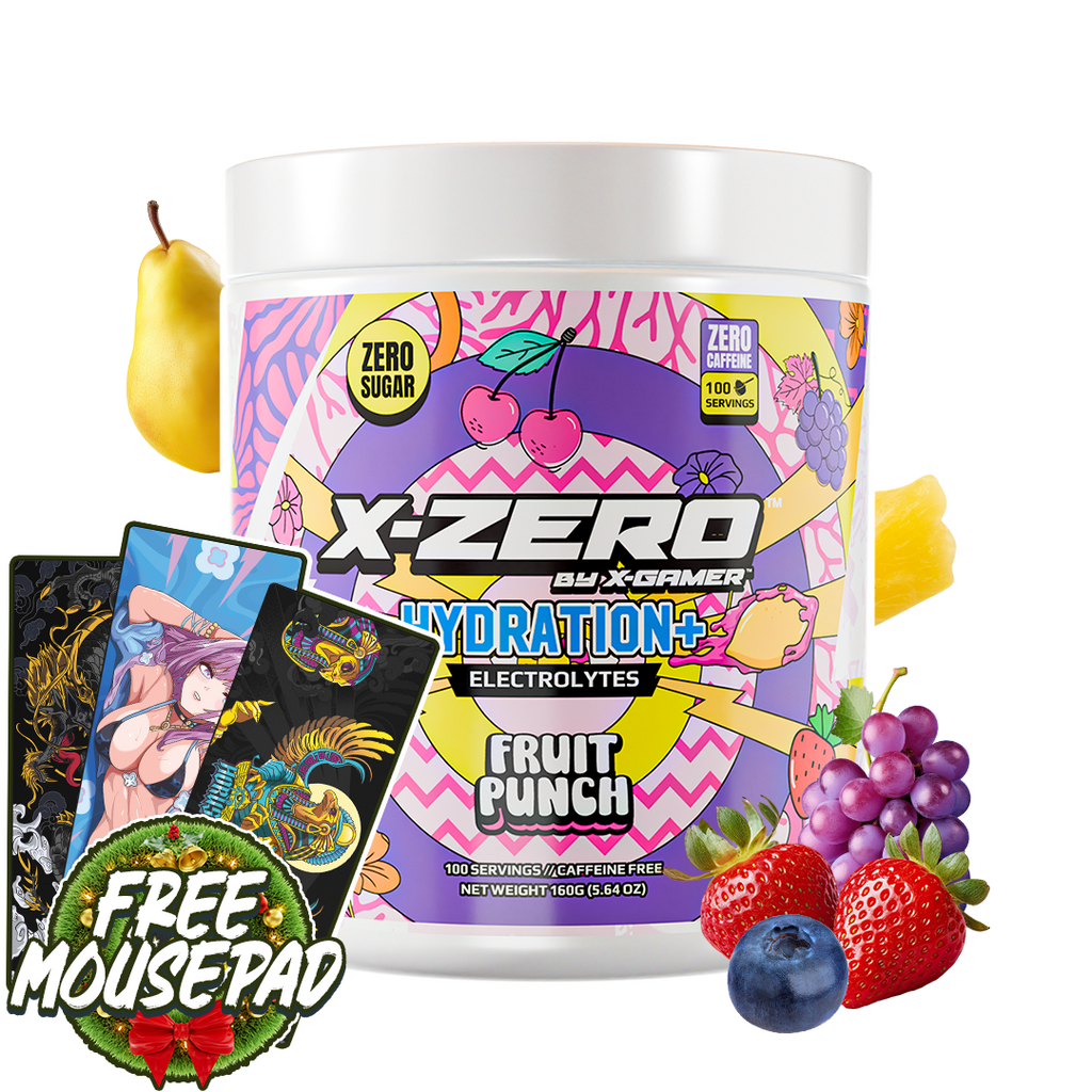 X-Zero Hydration+ Fruit Punch (160g / 100 portioner)