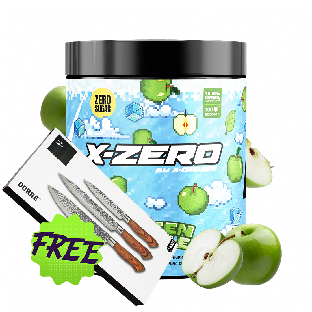 X-Zero Green Apple (160g / 100 Servings)