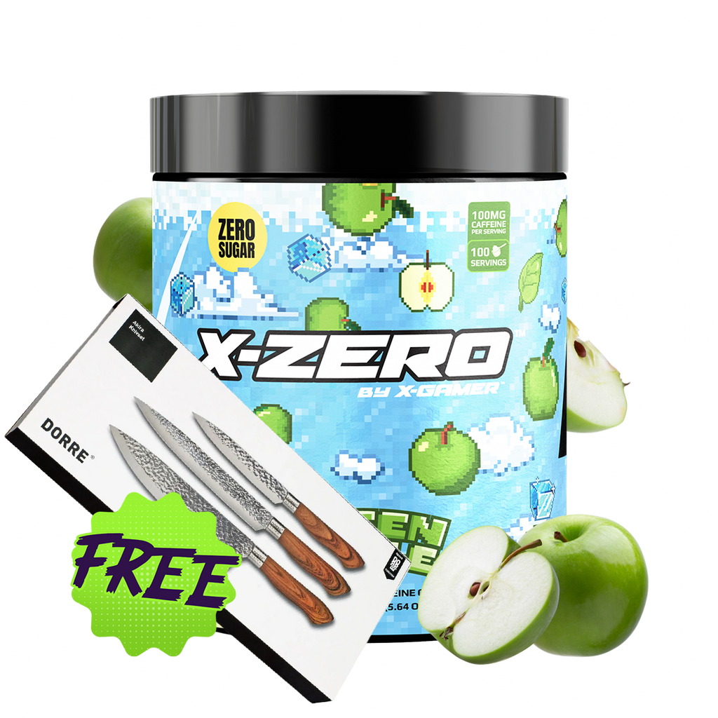 X-Zero Green Apple (160g / 100 Servings)