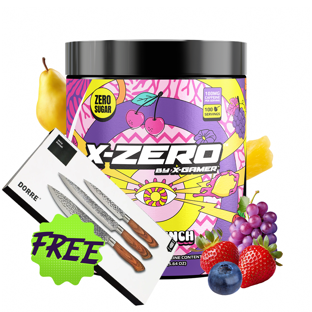 X-Zero Fruit Punch (160g / 100 Servings)