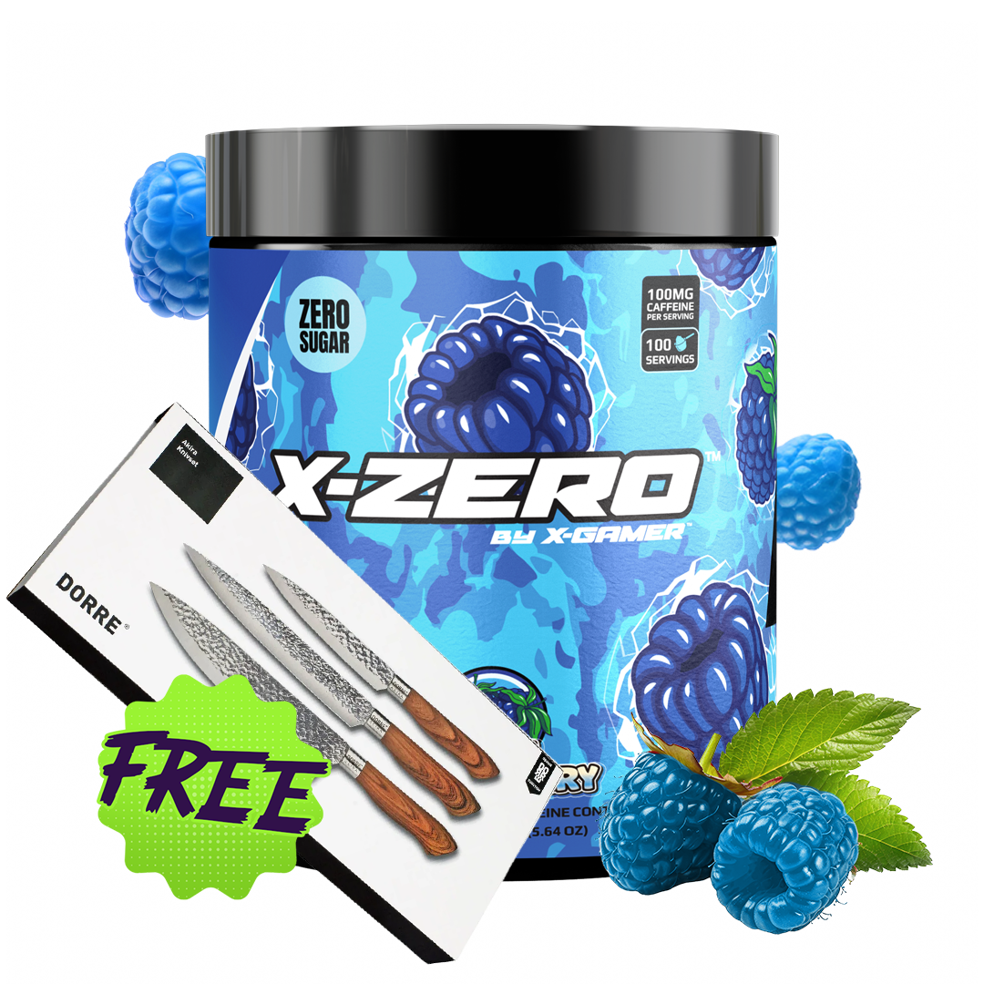 X-Zero Blue Raspberry (160g / 100 Servings)