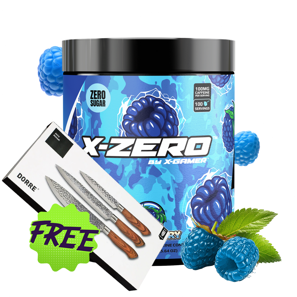 X-Zero Blue Raspberry (160g / 100 Servings)