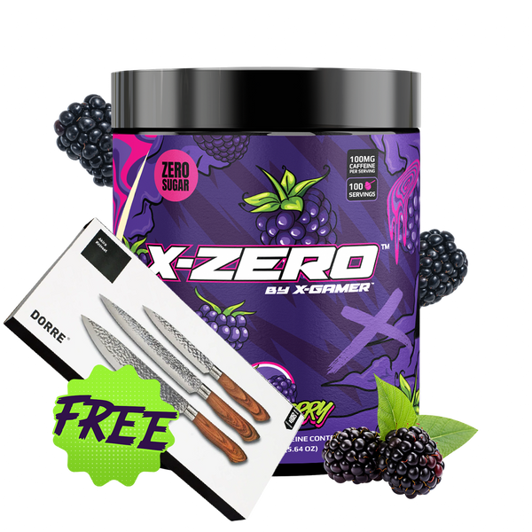 X-Zero Blackberry (160g / 100 Servings)