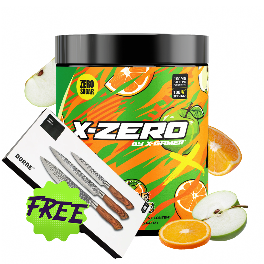 X-Zero Apple Orange (160g / 100 Servings)