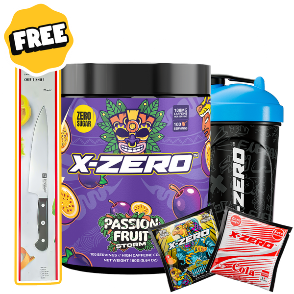 X-Zero Passion Fruit + Knife Set Bundle