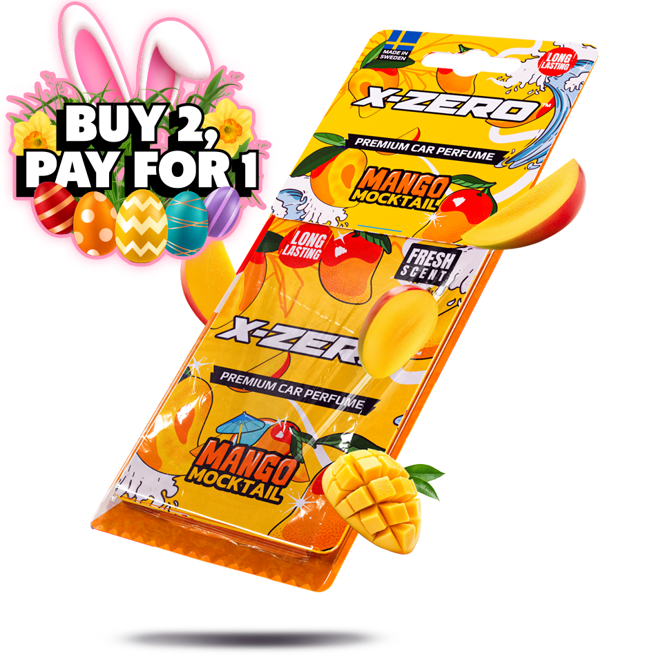X-Zero Premium Car Air Freshener -  Mango Mocktail