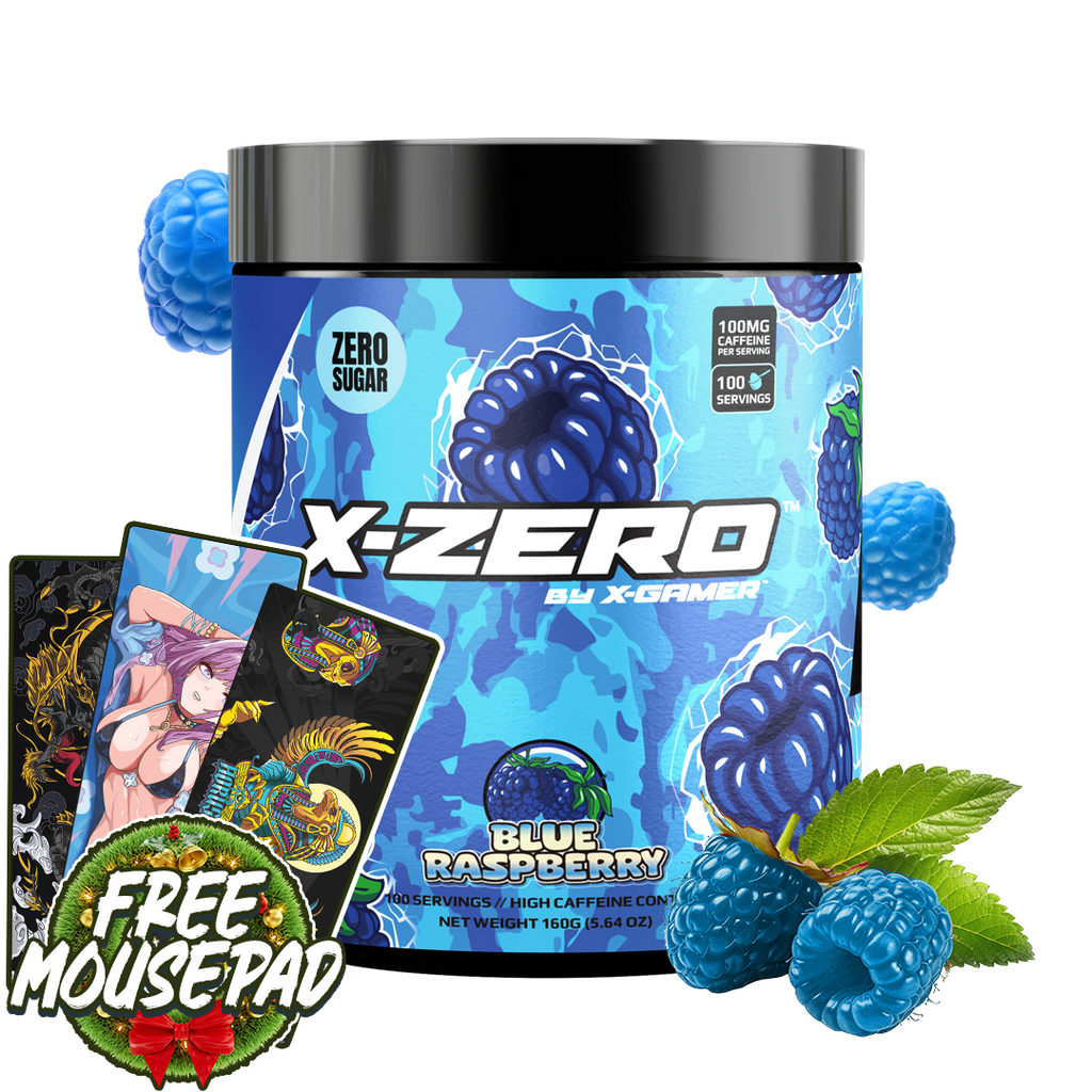 X-Zero Blue Raspberry (160g / 100 Servings)