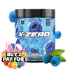 X-Zero Blue Raspberry (160g / 100 Servings)