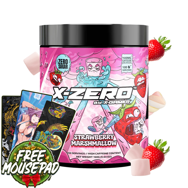 X-Zero Strawberry Marshmallow (160g / 100 Servings)