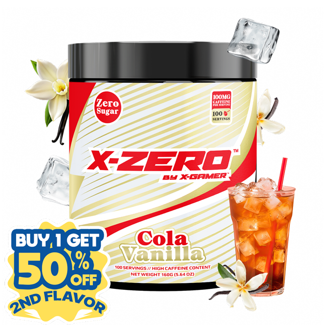 X-Zero Cola Vanilla (160g / 100 Servings)