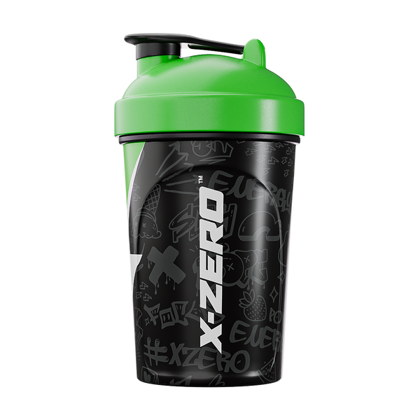 X-Zero Black & Green Shaker (500ml)