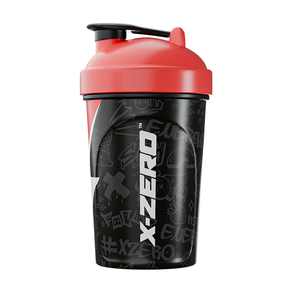 X-Zero Black & Red Shaker (500ml)