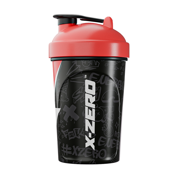 X-Zero Black & Red Shaker (500ml)