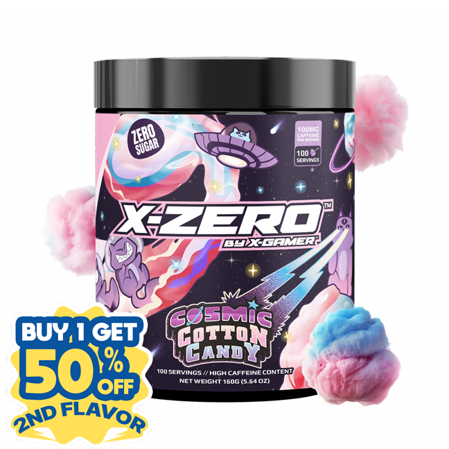 X-Zero Cosmic Cotton Candy (160g / 100 Servings)