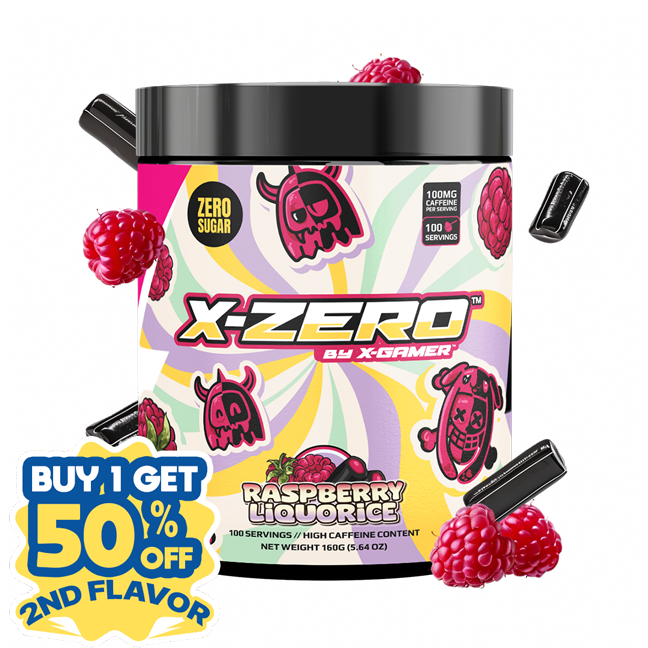 X-Zero Raspberry Liquorice (160g / 100 Servings)