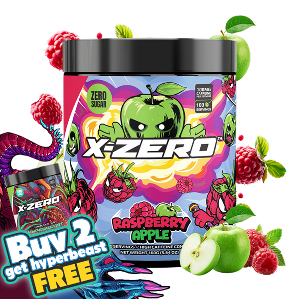 X-Zero Raspberry Apple (160g / 100 Servings)
