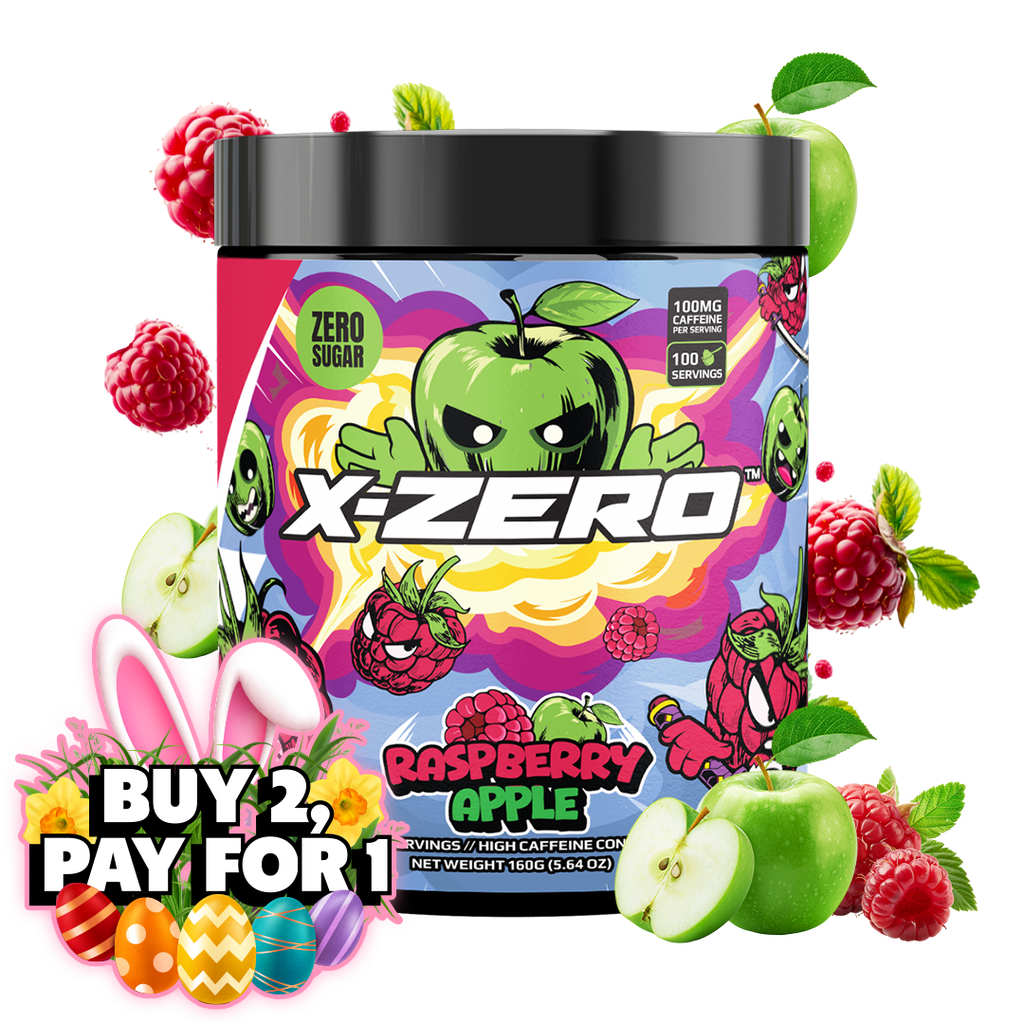 X-Zero Raspberry Apple (160g / 100 portioner)
