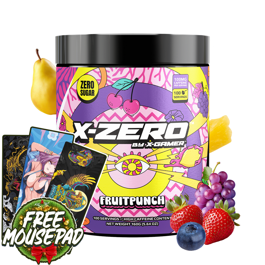 X-Zero Fruit Punch (160g / 100 Servings)