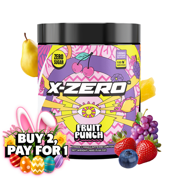 X-Zero Fruit Punch (160g / 100 Servings)