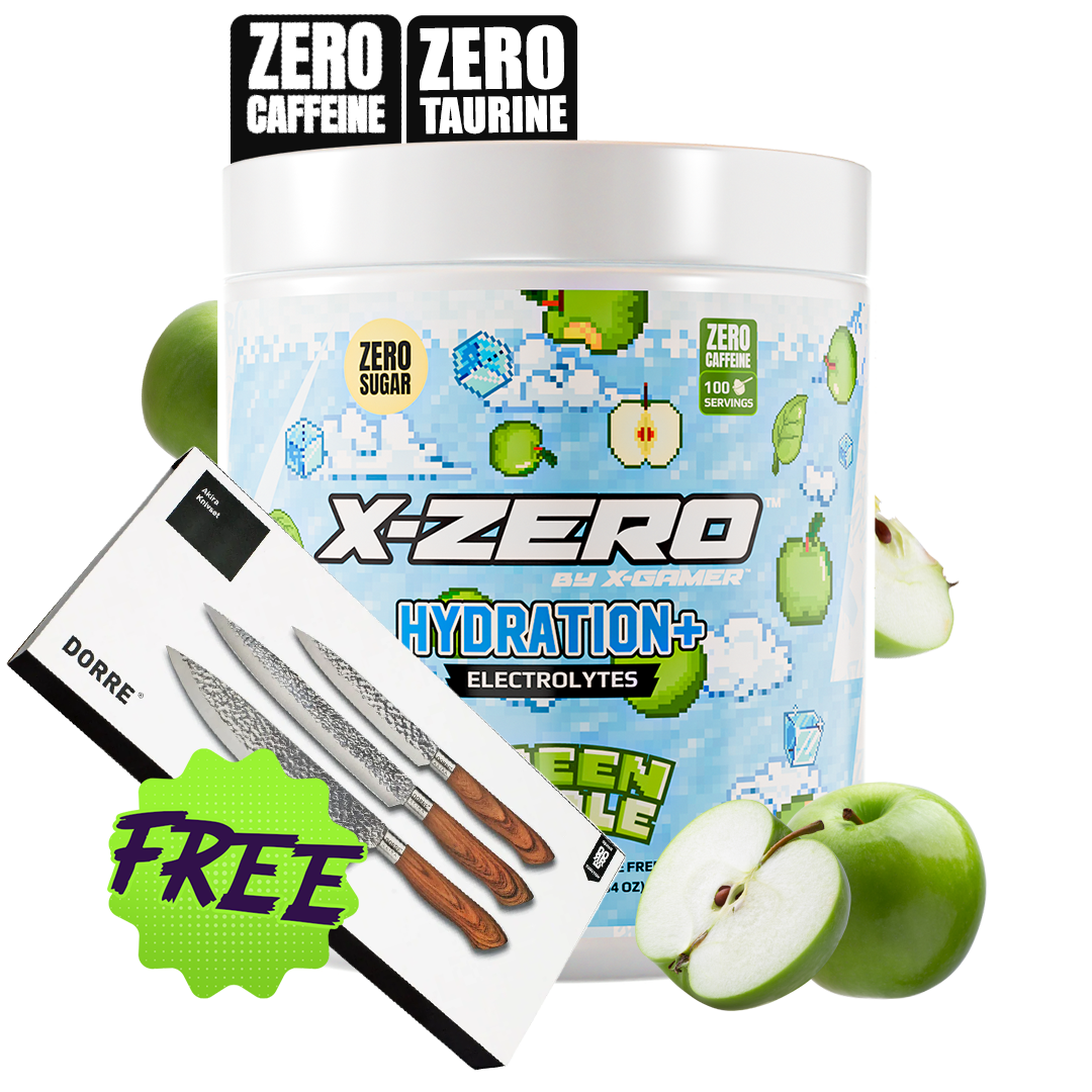 X-Zero Hydration Green Apple (160g / 100 Servings)