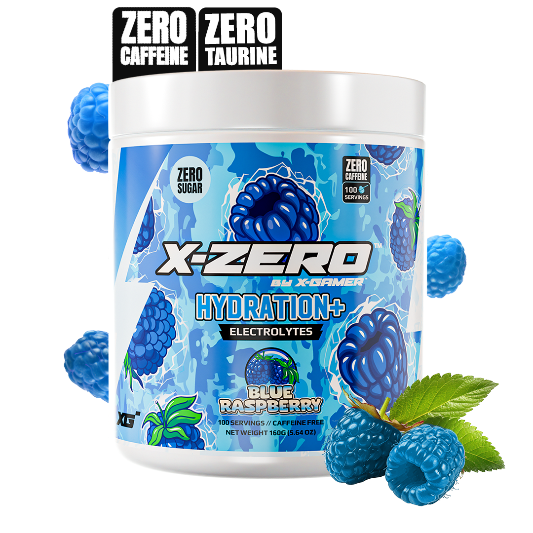 X-Zero Hydration+ Blue Raspberry (160g / 100 portioner)