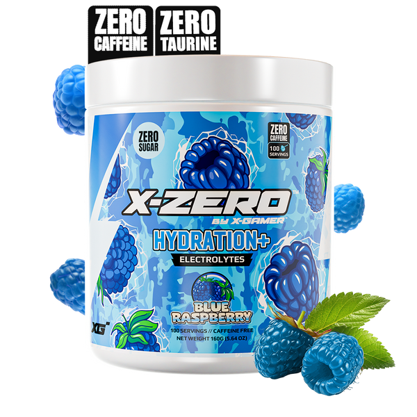 X-Zero Hydration+ Blue Raspberry (160g / 100 portioner)