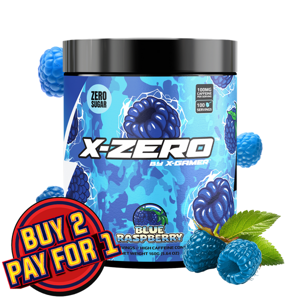 X-Zero Blue Raspberry (160g / 100 Servings)