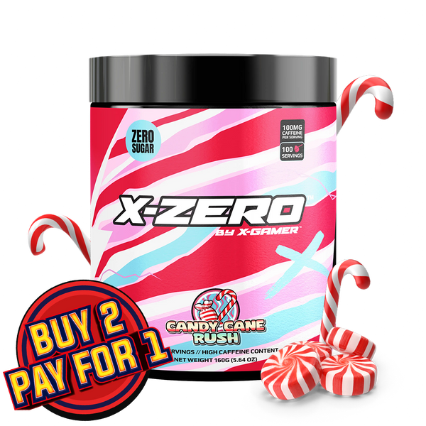 X-Zero Candy Cane Rush (160g / 100 Servings)