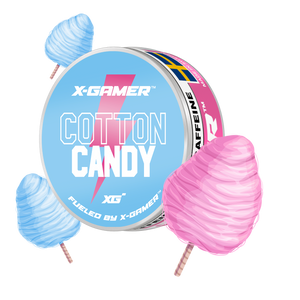 Cotton Candy Energy Pouches (3-pack / 60 påsar)