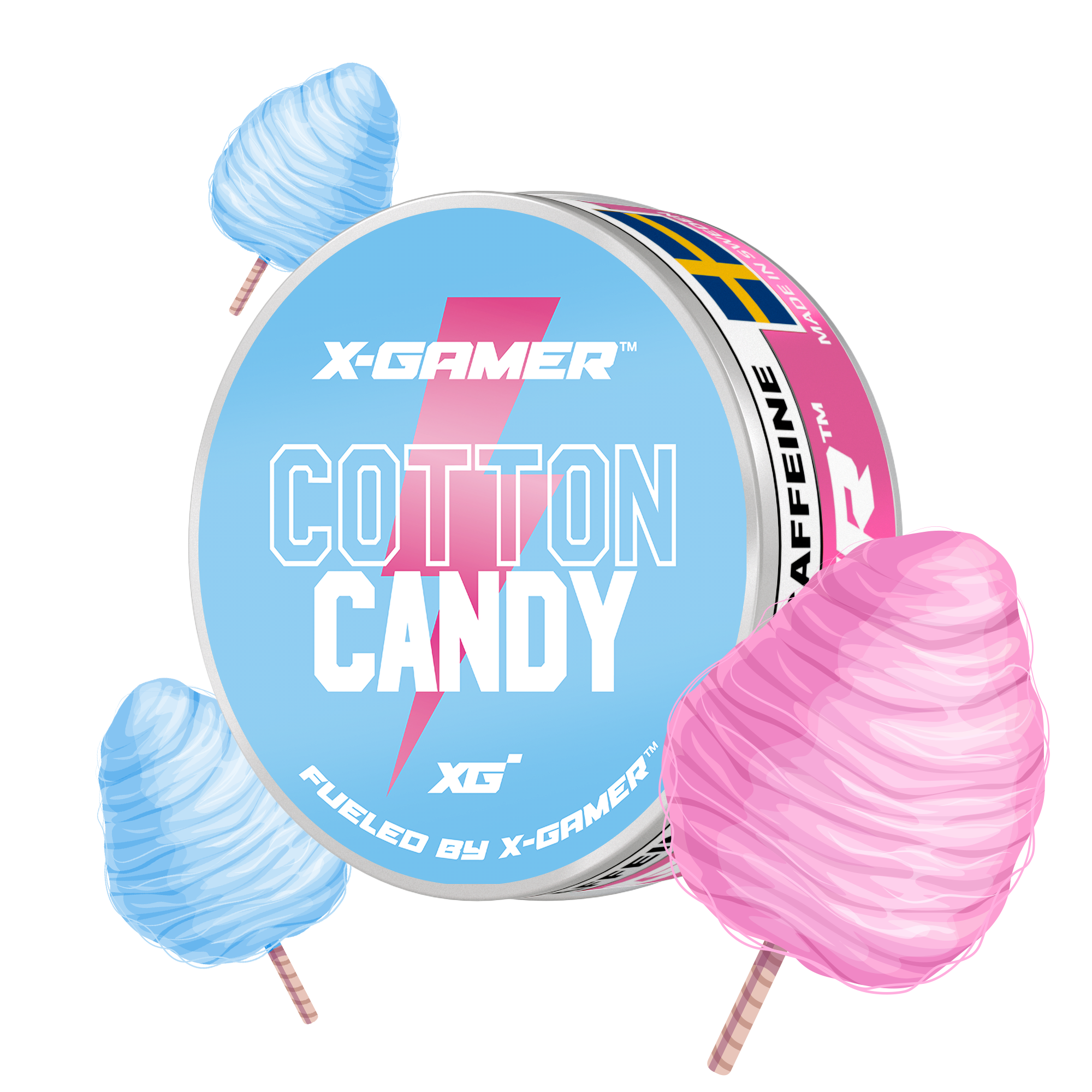 Cotton Candy Energy Pouches (10 Pack/200 Pouches)