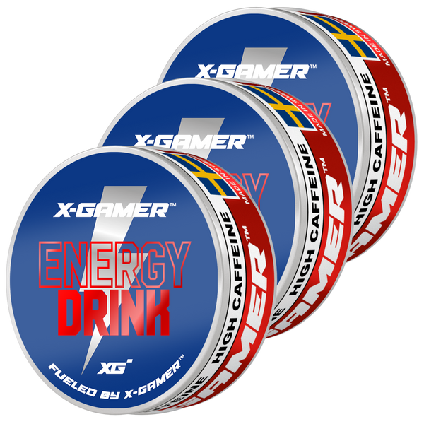 Energy Drink Energy Pouches (3 Pack / 60 Pouches)