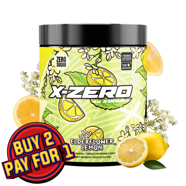 X-Zero Elderflower Lemon (160g / 100 Servings)